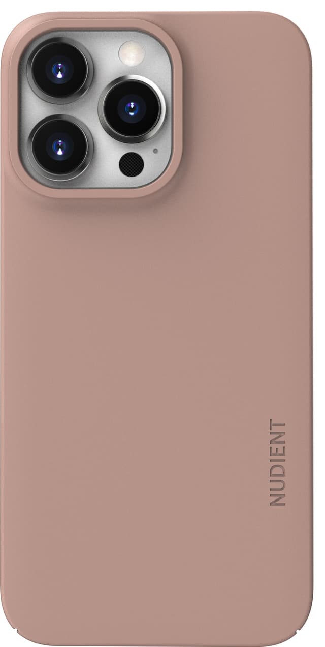 Nudient Thin v3 iPhone 13 Pro fodral (rosa)