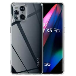 Silikone cover gennemsigtig Oppo Find X3 Pro 5G
