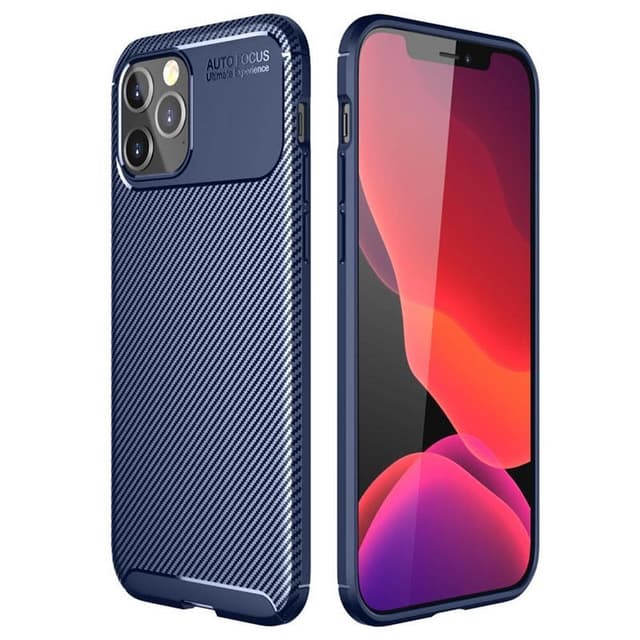 Carbon silikon skal Apple iPhone 13 Pro Max  - Blå