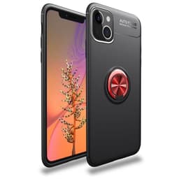 Slim Ring kotelo Apple iPhone 13 mini  - Musta / punainen