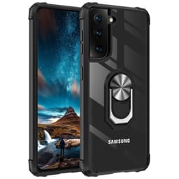 Clear Ring Case Samsung Galaxy S21 FE  - Silver