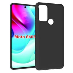 Silikonikuori Motorola Moto G60S - musta