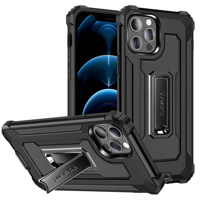 Jazz Iskunkestäva kuori 2i1 Apple iPhone 13 Pro  - musta
