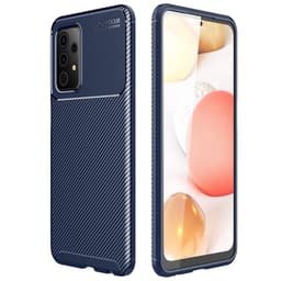 Carbon silikone cover Samsung Galaxy A52s 5G  - blå