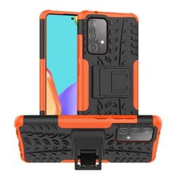 Stødbestandigt cover med stativ Samsung Galaxy A52s 5G  - appelsin