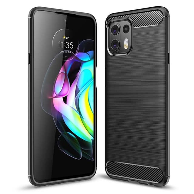 Harjattu TPU kuori Motorola Edge 20 Lite