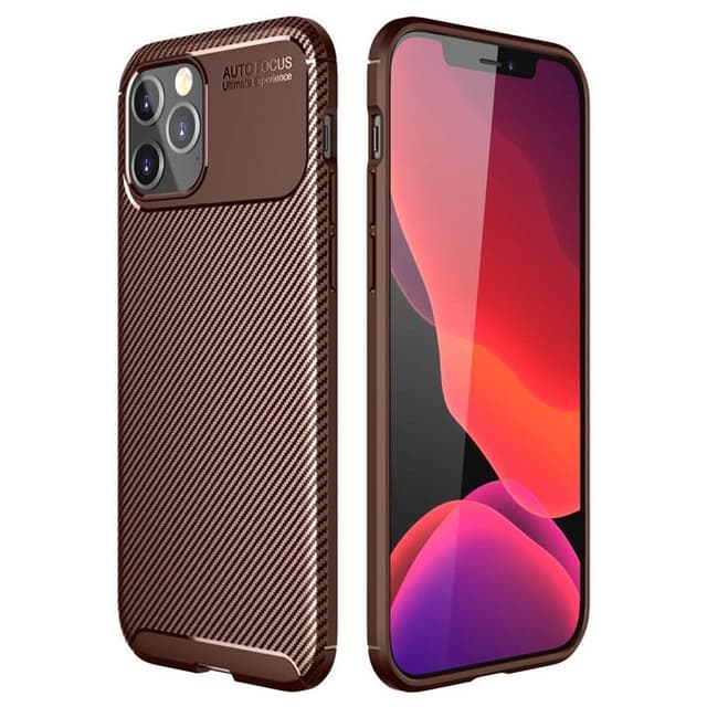 Carbon silikone cover Apple iPhone 13 Pro Max  - brun
