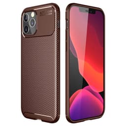 Carbon silikoni kuori Apple iPhone 13 Pro Max  - ruskea