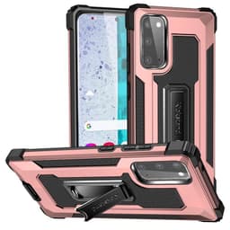 Jazz Iskunkestäva kuori 2i1 Samsung Galaxy S20 Plus  - Ruusukulta