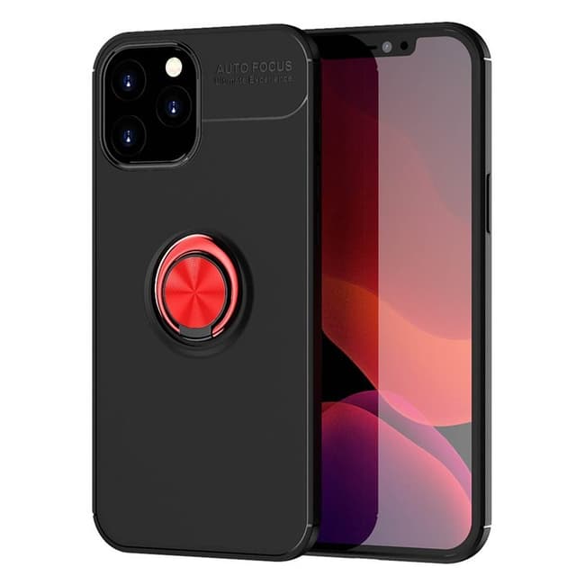 Slim Ring Case Apple iPhone 13 Pro Max  - Svart/Röd