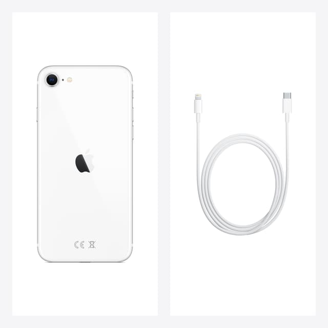 iPhone SE smarttelefon 64GB (hvit) - Elkjøp