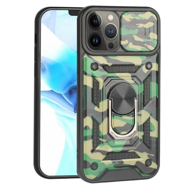 Camo skal 3i1 Apple iPhone 13 Pro Max  - Grön
