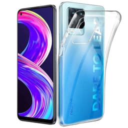 Silikonikotelo läpinäkyvä Realme 8 Pro
