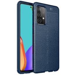 Skinnmønster TPU-deksel Samsung Galaxy A52s 5G  - Blå
