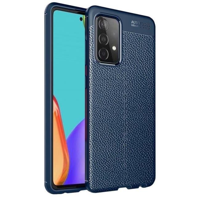 Skinnmønster TPU-deksel Samsung Galaxy A52s 5G  - Blå