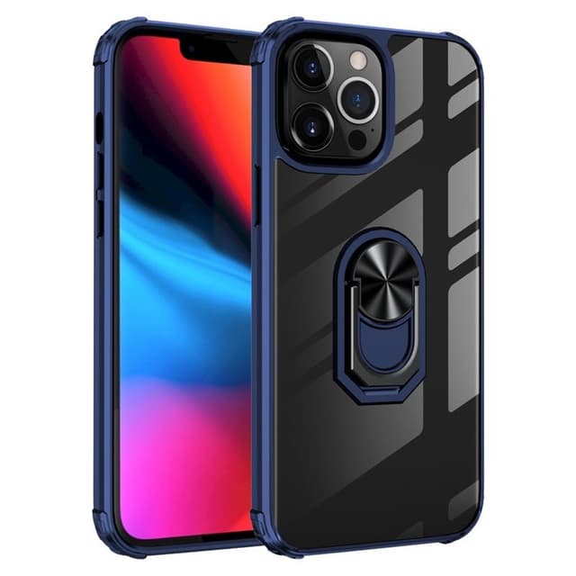 Clear Ring Cover Apple iPhone 13 Pro  - blå
