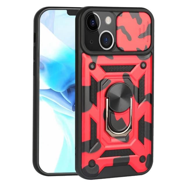 Camo skal 3i1 Apple iPhone 13  - Röd