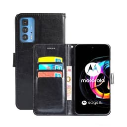 Lommebokdeksel 3-kort Motorola Edge 20 Pro  - Svart