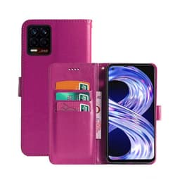 Mobilplånbok 3-kort Realme 8 Pro  - Rosa