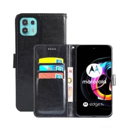 Lompakkokotelo 3-kortti Motorola Edge 20 Lite  - musta