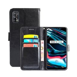 Lompakkokotelo 3-kortti Realme 7 Pro 4G  - musta