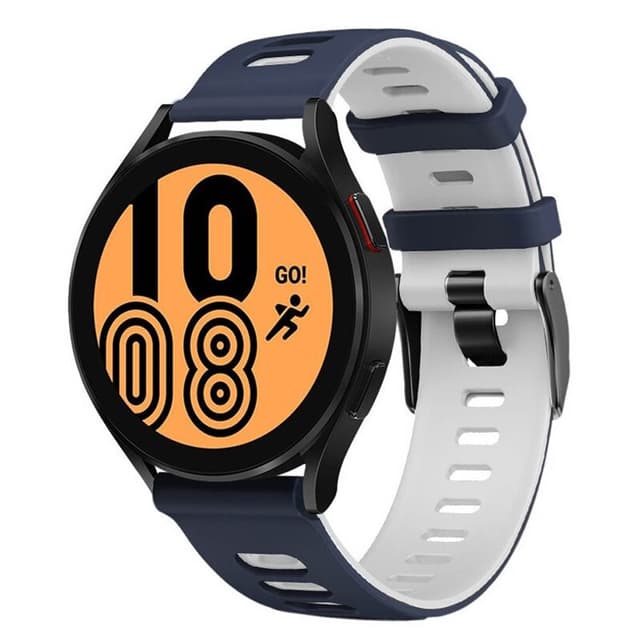 Twin Sport Armband Samsung Galaxy Watch 4 (44mm)- Blå/hvid