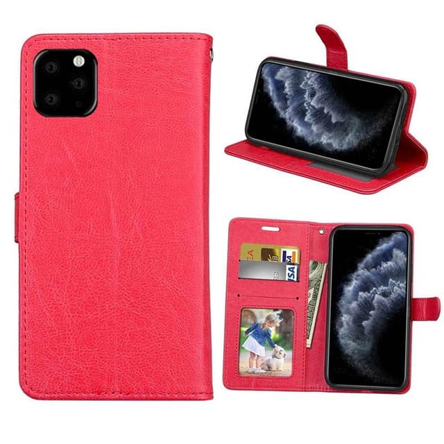 Mobil tegnebog 3-kort Apple iPhone 13 Pro (6.1")  - rød