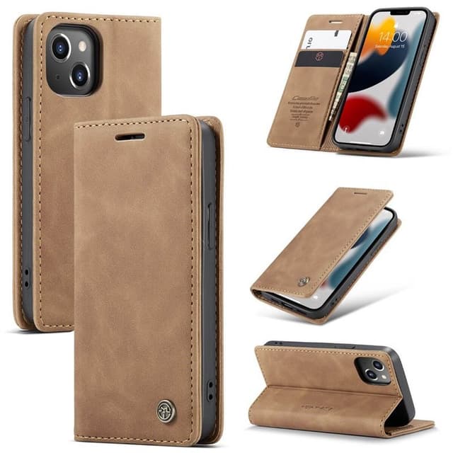 CaseMe Smart FlipCase Apple iPhone 13 mini  - brun