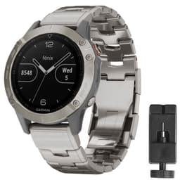 Armband titan Garmin Fenix 5 - Silver