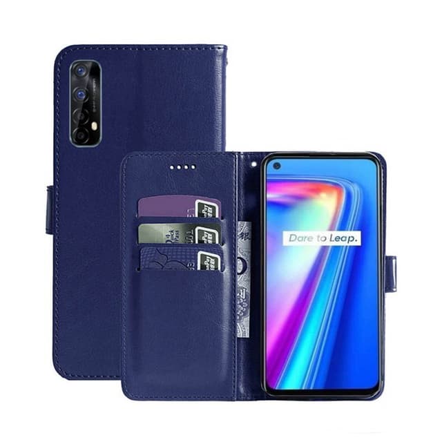 Wallet Cover 3-kort Realme 7 4G  - mørk