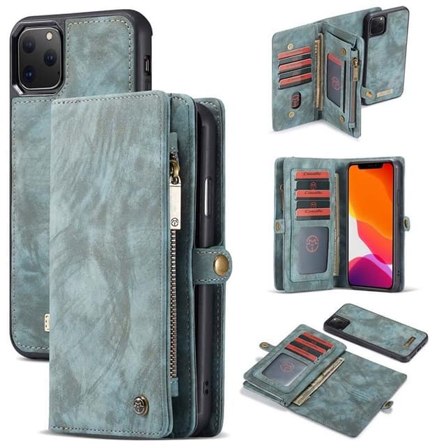 Multi Wallet CaseMe 11-kort Apple iPhone 13 Pro Max  - blå