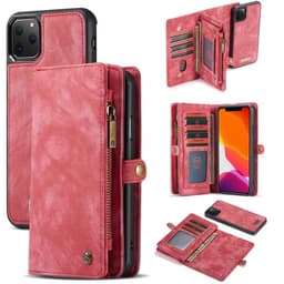 Multiplånbok CaseMe 11-kort Apple iPhone 13 Pro  - Röd