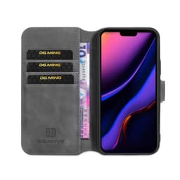 DG-Ming Wallet 3-kort Apple iPhone 13 Pro Max  - Grå