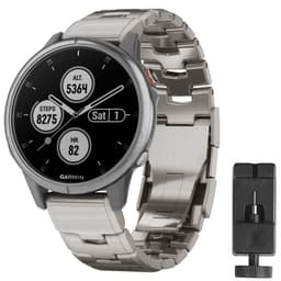 Armband titan Garmin Fenix 6S Pro - Silver
