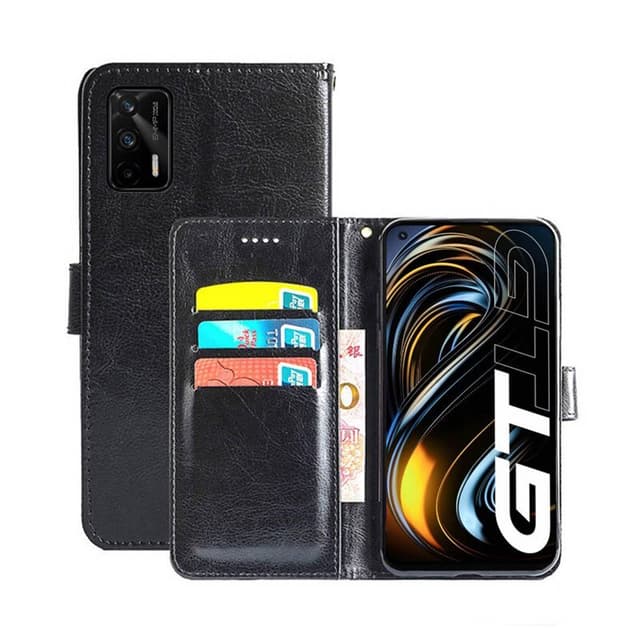 Wallet Cover 3-kort Realme GT 5G  - sort
