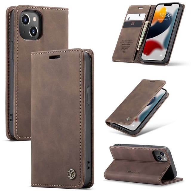 CaseMe Smart FlipCase Apple iPhone 13 mini  - Coffee
