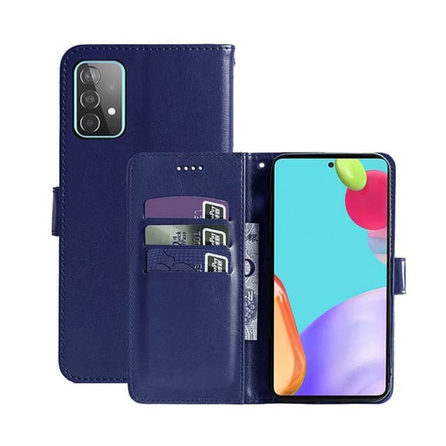 Mobilplånbok 3-kort Samsung Galaxy A52s 5G  - Mörkblå