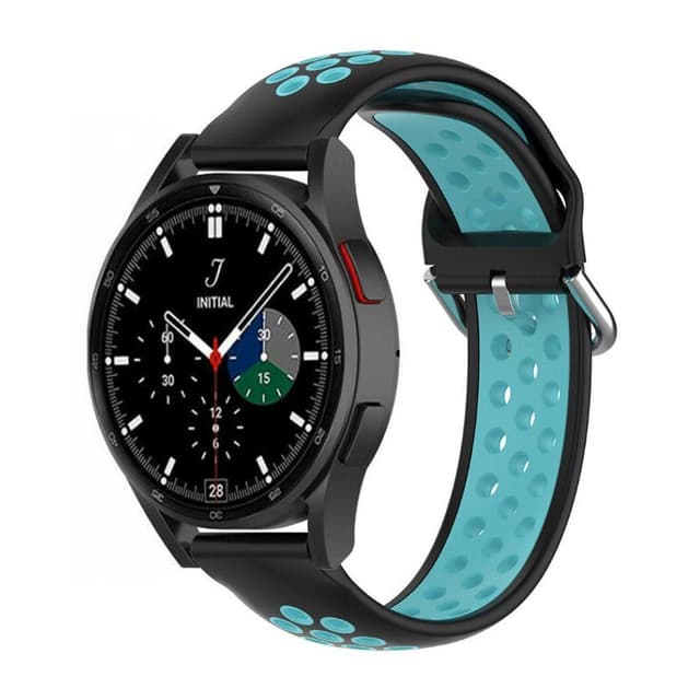 EBN Sport Armband Samsung Galaxy Watch 4 Classic 42mm - Svart/ Turkis