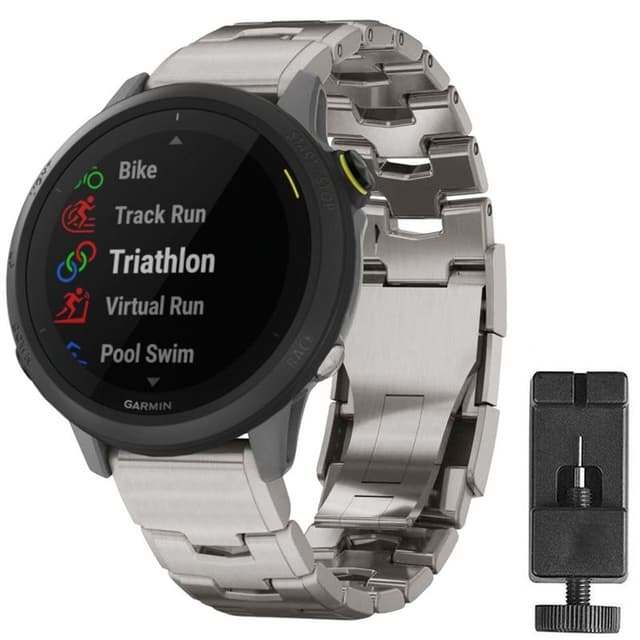 Armband titan Garmin Forerunner 745- Silver