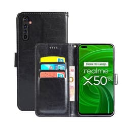 Lommebokdeksel 3-kort Realme X50 Pro 5G  - Svart