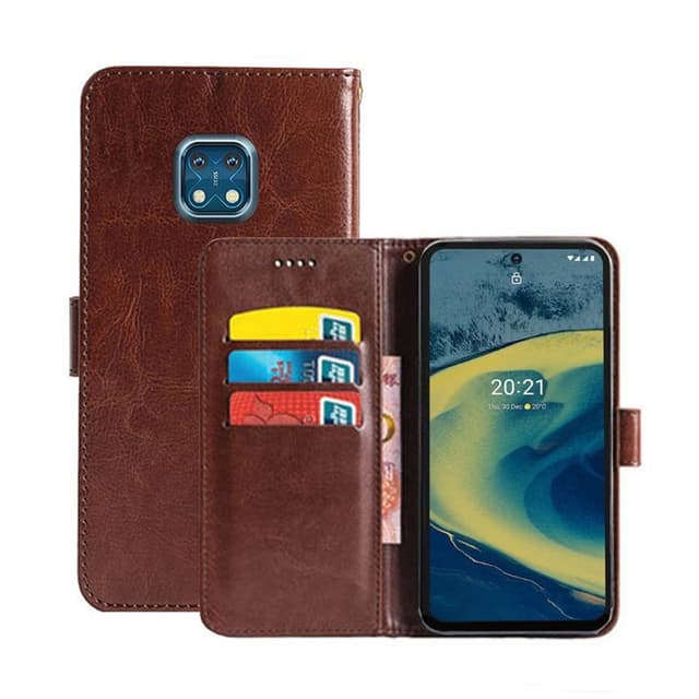 Wallet Cover 3-kort Nokia XR20  - brun