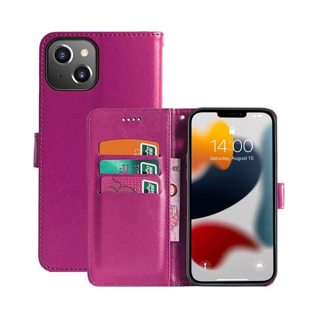 Apple iPhone 13 mini Lommebokdeksel 3-kort  - Rosa