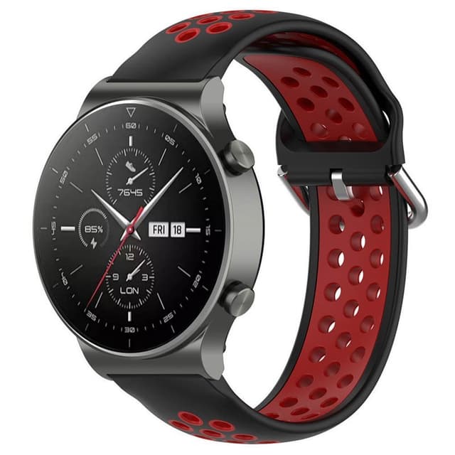 EBN Sport Armband Samsung Galaxy Watch 4 Classic 46mm - Svart/rød