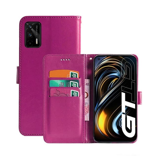 Lompakkokotelo 3-kortti Realme GT 5G  - pinkki