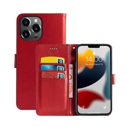Apple iPhone 13 Pro Max Lommebokdeksel 3-kort  - RØD