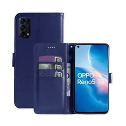 Lompakkokotelo 3-kortti Oppo Reno5 5G  - tumma