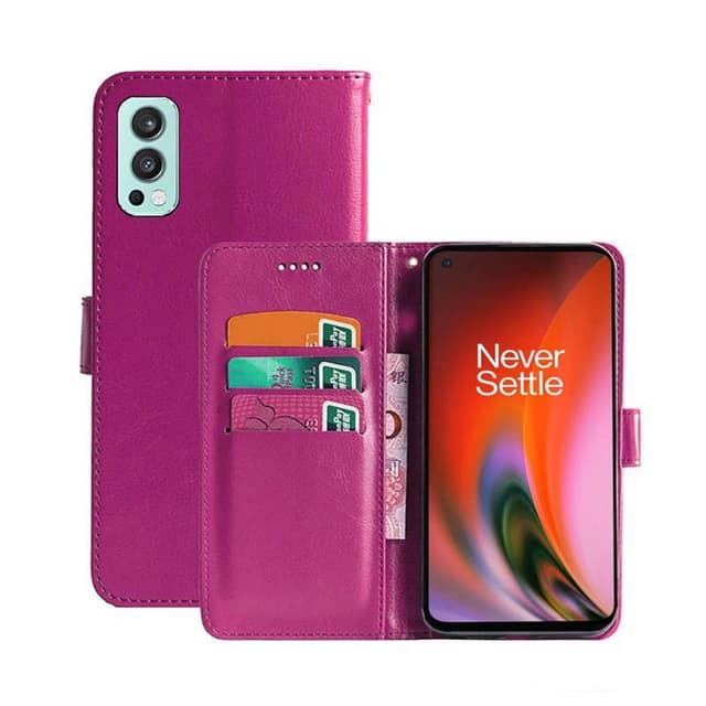 Lompakkokotelo 3-kortti OnePlus Nord 2 5G  - pinkki