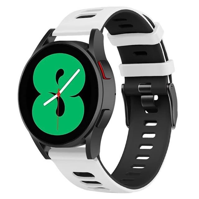 Twin Sport Armbånd Samsung Galaxy Watch 4 (40mm)- Hvid/sort