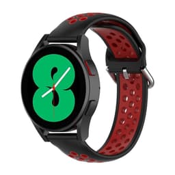 EBN Sport Armbånd Samsung Galaxy Watch 4 44mm -Sort/rød