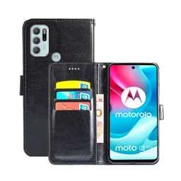 Mobilplånbok 3-kort Motorola Moto G60S  - Svart